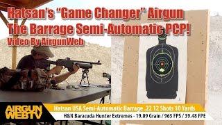 Hatsan Barrage Semi-Automatic PCP Airgun with Hunting Power! - Airgun Review By AirgunWeb