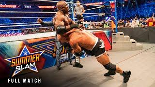 FULL MATCH: Bobby Lashley vs. Goldberg — WWE Title Match: SummerSlam 2021