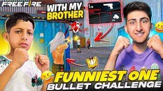 Funniest one Bullet ChallengeWith My Little BrotherAnd 1 Vs 1 [A_s Gaming] - Free Fire India