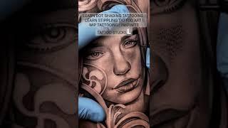 LEARN DOT SHADING TATTOOING |LEARN STIPPLING TATTOO ART|WIP TATTOOING | INKFINITE TATTOO #dotshading