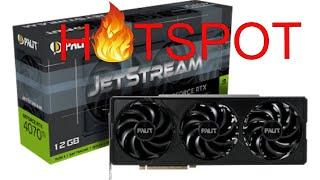 теперь низкий HOT SPOT 4070 Palit JetStream благодаря термопасте с фазовым переходом