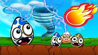 EVIL EGGS HAVE TURNED THE WORLD Split EGGS OF DINOSAURS CARTOON GAME FOR CHILDREN KIDS KIDS