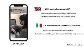 Kit ascensori - Lift inspection SAMA Tools