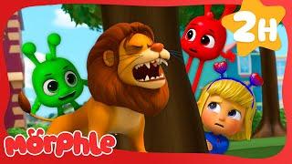 The Giant Lion! | 2 Hours of Morphle | Cartoons for Kids | Be Brave!