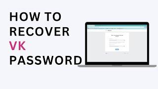 How to Recover VK Account Password