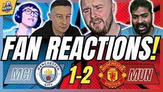 MAN CITY FANS GUTTEDREACTION TO MAN CITY 1-2 MAN UNITED | 24/25 PREMIER LEAGUE