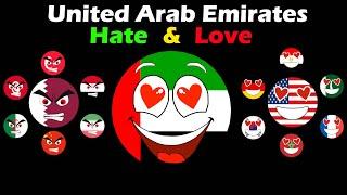 Why UAE Is A Love Hate Relationship For The World || Countryballs ||