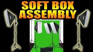 ePhoto Green Screen Soft box Assembly Walkthrough HOW TO