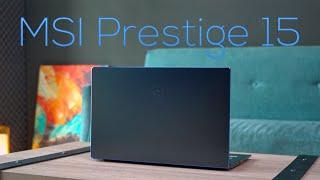 MSI Prestige 15 Review:  វាខ្លាំងតែស្រាល សម្រាប់កាត់វីដេអូនិងរូបភាព!