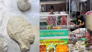 Cake Kingdom! Nagasaki castella Honey cake Making / Cambodia Food Market