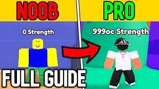 How To Go From NOOB To PRO In Roblox Arm Wrestle Simulator!