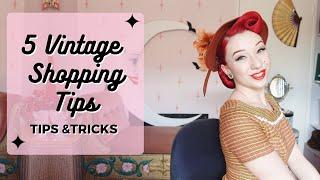 Vintage Shopping Tips With Pinup Miss Lady Lace!