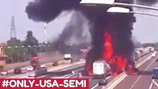 SEMI TRUCK CRASH COMPILATION ONLY USA - NO SMALL TRUCKS