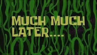 Much Much Later meme | Spongebob time card meme template | Meme template