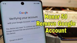 Honor 50 (NTH-NX9). Remove Google Account, Bypass FRP. UnlockTool One Click.