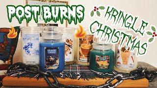 Cozy Kringle Candle Christmas 2024:  Post Burn Reviews  Part 1