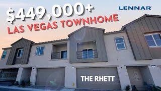 Check out this Las Vegas Townhome w/ a Downstairs Bedroom! The Rhett at Venetia by Lennar homes