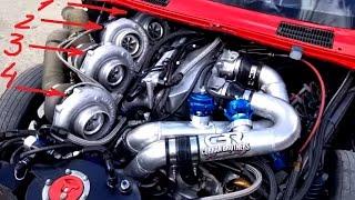 Big Turbo Engines Starting Up | Monster Engine Modification