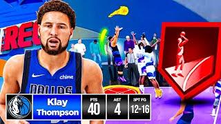 This KLAY THOMPSON BUILD is LETHAL has REC PLAYERS RAGING in NBA 2K25!