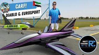 Team CARF’s Epic Jet Display at MAAD 2025 | Diablo & Eurosport Ultimate in Action!