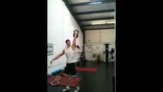 Bodyquest snatch drills 32kg kettlebell