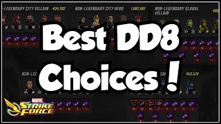 Best DD8 Characters And Iso Classes! | How To Manage Crystals And Ions! | Marvel Strike Force