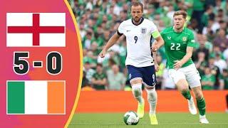 ENGLAND VS IRELAND | FOOTBALL HIGHLIGHT | RED CARD TURNING POINT?