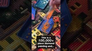This diamond painting took 100+ hours! 
