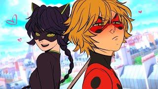 "Flirty Kitty" Miraculous Ladybug Comic Dub Animation Compilation  | VALORY