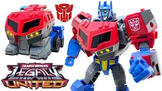 Transformers LEGACY United Voyager Class Animated OPTIMUS PRIME Review