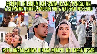 BERIKUT 6 FAKTA JELANG PENGAJIAN & SIRAMAN THARIQ HALILINTAR & AALIYAH MASSAID