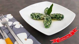 Gnudi Ricotta e Spinaci - Ricetta tipica toscana