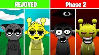 Incredibox Sprunki Rejoyed ALL sounds - Phase 1 vs Phase 2