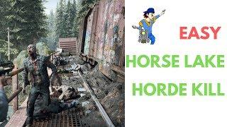 Easy Way to Kill Horde in Horse Lake NERO Checkpoint - Days Gone