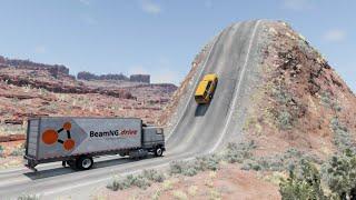 Cars vs Giant Bulge #3 – BeamNG.Drive