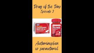 Drug of the Day - Episode 2: Acetaminophen #Shorts