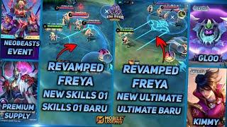 REVAMP FREYA NEW ULTIMATE & NEW SKILLS 01, EVENT NEOBEASTS 2, FREE ELITE SKIN - MLBB UPCOMING SKIN