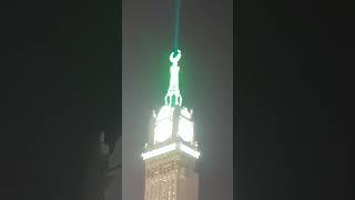 The clock tower signals the entry into the month of Rabbi Al Awwal 1446.. #kibla