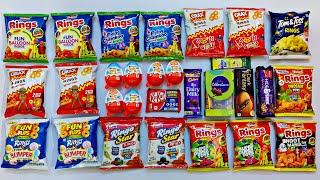 Most Amazing Snacks Collection - Kinder Joy, Motu Patlu Rings, Crax Rings, Cadbury Gems, Makeup Box