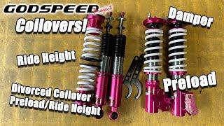 Godspeed Coilovers Installation/Adjustment Guide 2023 | Camber | Height | Preload | Divorced Setup