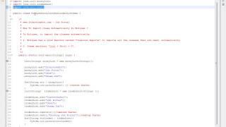 HOW TO IMPORT CLASSES AUTOMATICALLY IN ECLIPSE