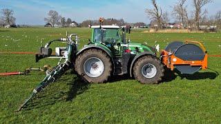 Drag Hose Manure Injection | Fendt 718 + Betec Hilly | Ten Hove | 2025