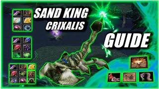 Sand King Crixalis Guide | Гайд на СК ! Как пользоваться ШИФТОМ?