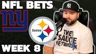 Giants vs Steelers Week 8 Bets - NFL Monday Picks With Kyle Kirms