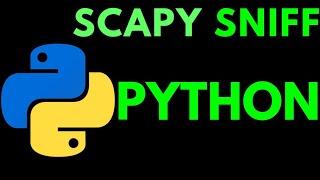 ️ HACKER ÉTHIQUE  PYTHON cybersécurité des réseaux avec SCAPY et SNIFF