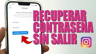 Nuevo método para recuperar contraseña de Instagram sin cerrar sesión