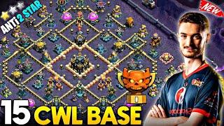 Top 15 Cwl/War OP BASE LINK| Anti 2 Star NEW CWL BASE LAYOUT 2025- TH17 CWL New Base Link