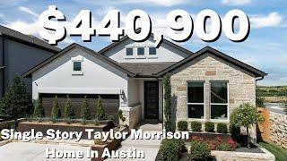 STUNNING ONE STORY MODEL HOME IN AUSTIN TX | TAYLOR MORRISON | TURNERS CROSSING | STARTING AT $440K