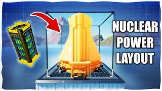 Satisfactory NUCLEAR Power Plant Layout With BLUEPRINTS