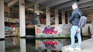 Urban Perch Fishing in Birmingham City Centre